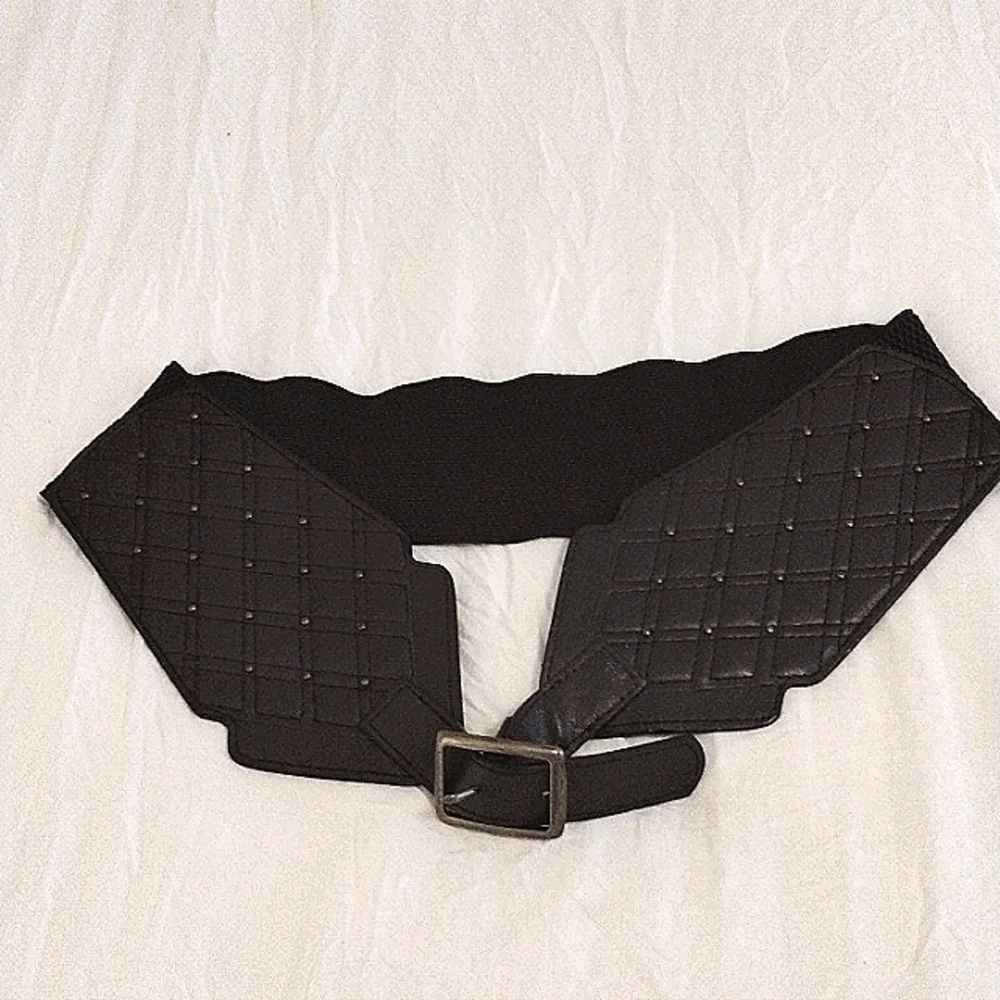 BELT 'Puff Quilt' Faux‎ Leather BROWN 33